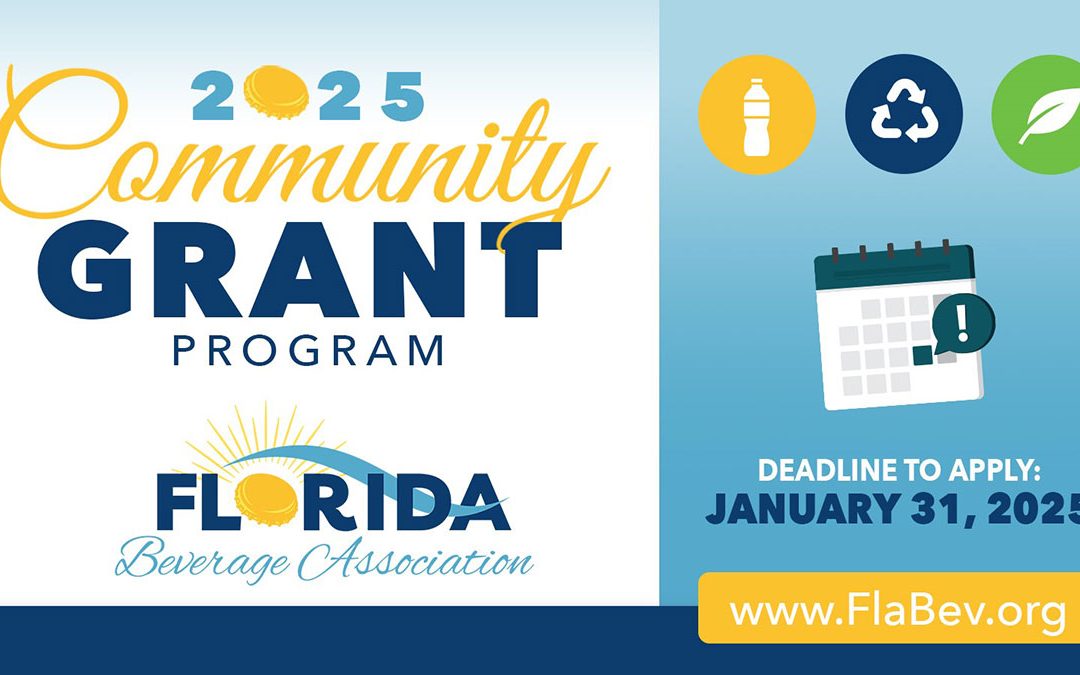 Florida Bev. Accoc. Announces Application Period for 2025 Community Grant Program